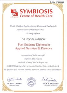 Symbiosis Certificate